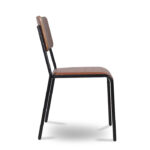 ByDezign Retro School Dining Chair - Tan (Profile)