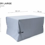 Large Outdoor Furniture Cover - (L) 1 NARDI Large Outdoor Furniture Cover (Tables 140cm, Modest Size Couches & Sofas)