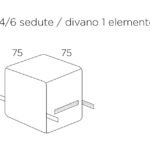 Small Outdoor Furniture Cover - (S) 4 NARDI Outdoor Furniture Cover Small (S) Dimensions