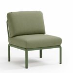 Komodo Outdoor Modular Sectional Sofa Central Piece – Olive Green & Jungle Cushions (Sunbrella®) NARDI Komodo Outdoor Modular Sectional Sofa Central Piece – Olive Green & Jungle Cushions (Sunbrella®)