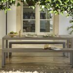 Rio Alu Outdoor Bench 5 Rio Alu Outdoor Benches & Rio Table on Deck