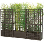 Sipario Eco Wall Planter/Partition – Double 8 Three Sipario Eco Wall Planters Side by Side