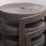 Stack Mini 4 NARDI Stack Mini Bar Stool – Seats Stacked Together