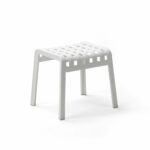 NARDI Poggio Footrest Mini Stool - White