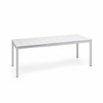 NARDI-Rio-140-210-Extendable-Table-White NARDI Rio 140-210 Extendable Table - White (Extended Length)