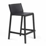 NARDI Trill Kitchen Counter Bar Stool - Charcoal