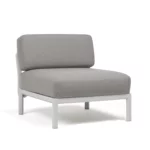 NARDI Central Module - Gesso + Lava Sunbrella Cushion NARDI Central Module - Gesso + Lava Sunbrella Cushion