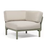 NARDI Corner Angle Module - Cactus + Pearl Sunbrella Cushion NARDI Corner Angle Module - Cactus + Pearl Sunbrella Cushion