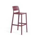 NARDI Cassia Tall Bar Stool - Burgundy
