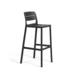 NARDI Cassia Tall Bar Stool - Charcoal
