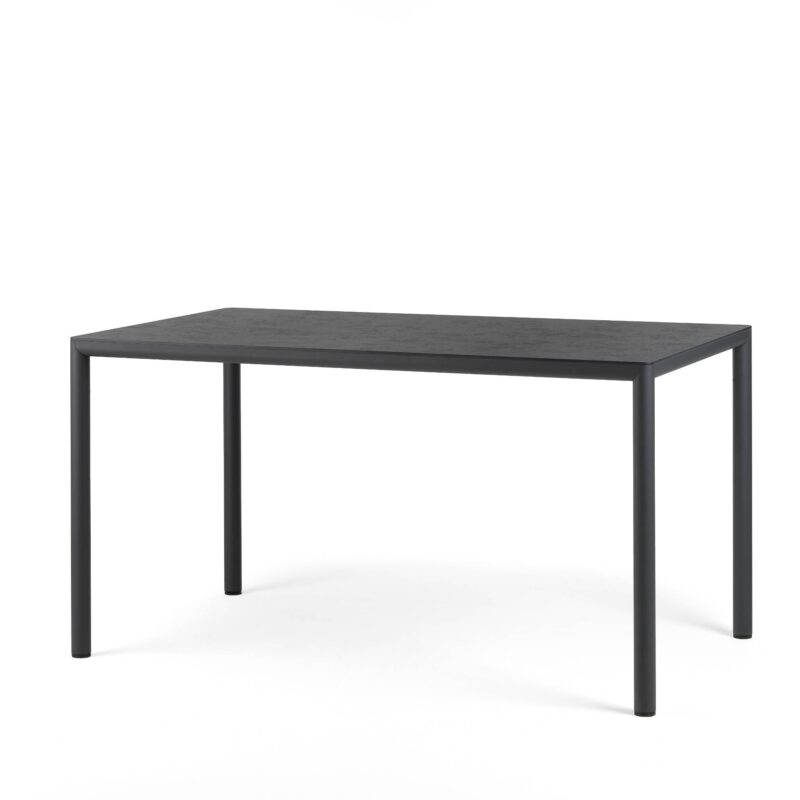 Nardi piave 140x80 cpl rectangular table charcoal