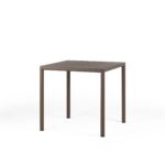 NARDI Piave 80x80 CPL Square Table - Tobacco